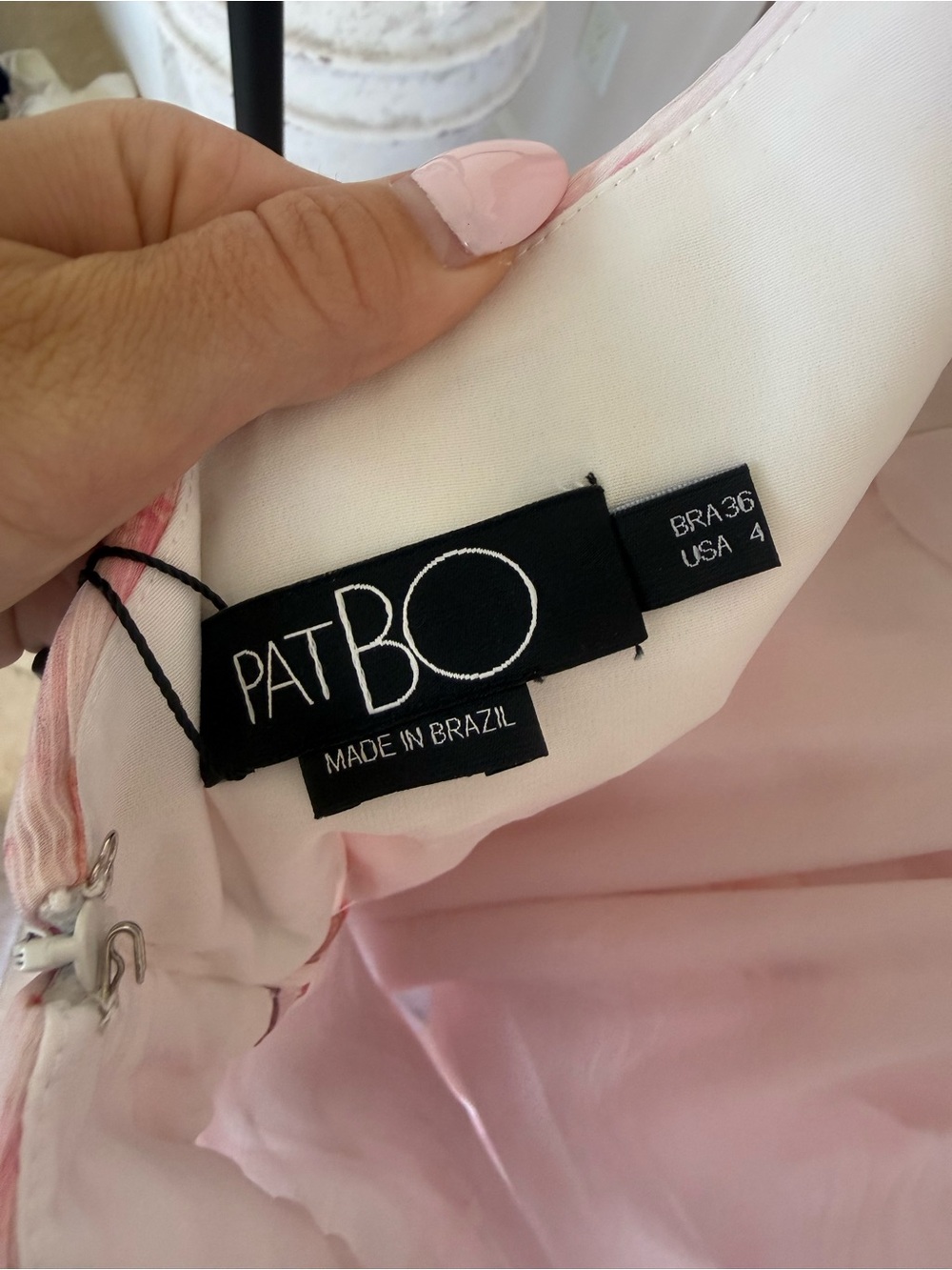 PatBO Pink Floral Halter-Ruffle Maxi Dress - Picture 4 of 5